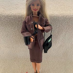 Vintage late 90s Working Woman Barbie Doll Mattel